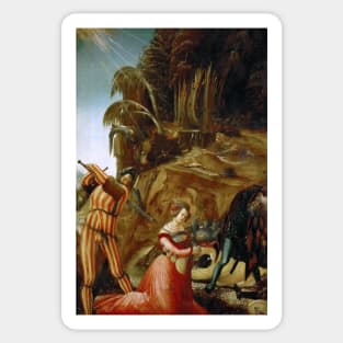 Beheading of Saint Catherine by Albrecht Altdorfer Sticker